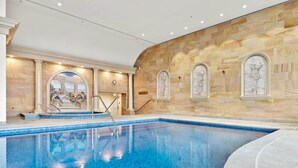 Indoor pool, a heated pool