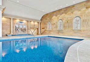 Indoor pool, a heated pool