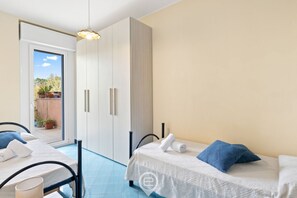 2 dormitorios, cuna de viaje, wifi y ropa de cama