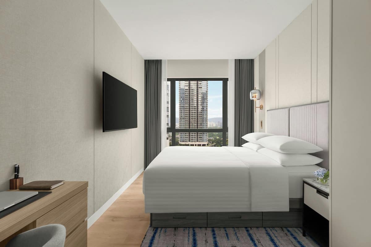 In-room safe, individually furnished, desk, blackout curtains