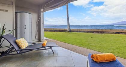 Direct Oceanfront Beach Pohailani Studio