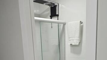 Towels, soap, toilet paper