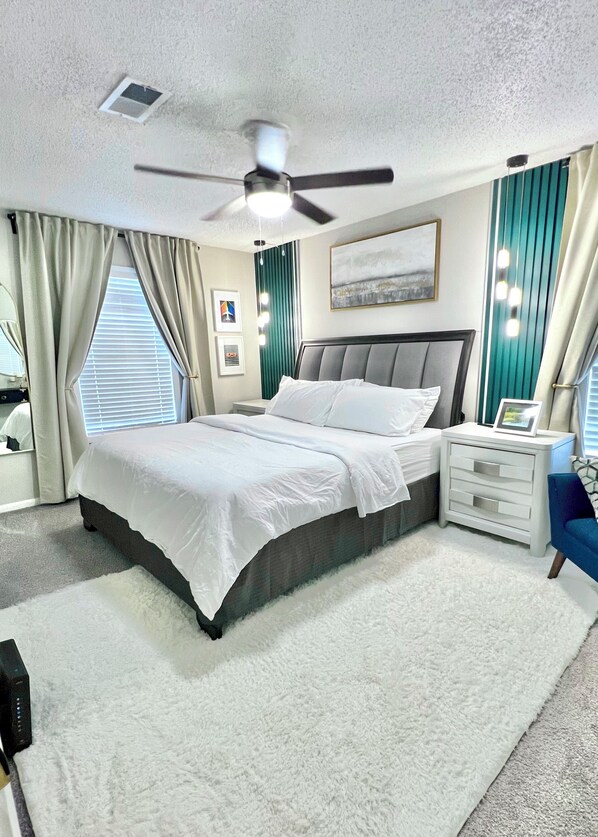 2 bedrooms, iron/ironing board, free WiFi, bed sheets