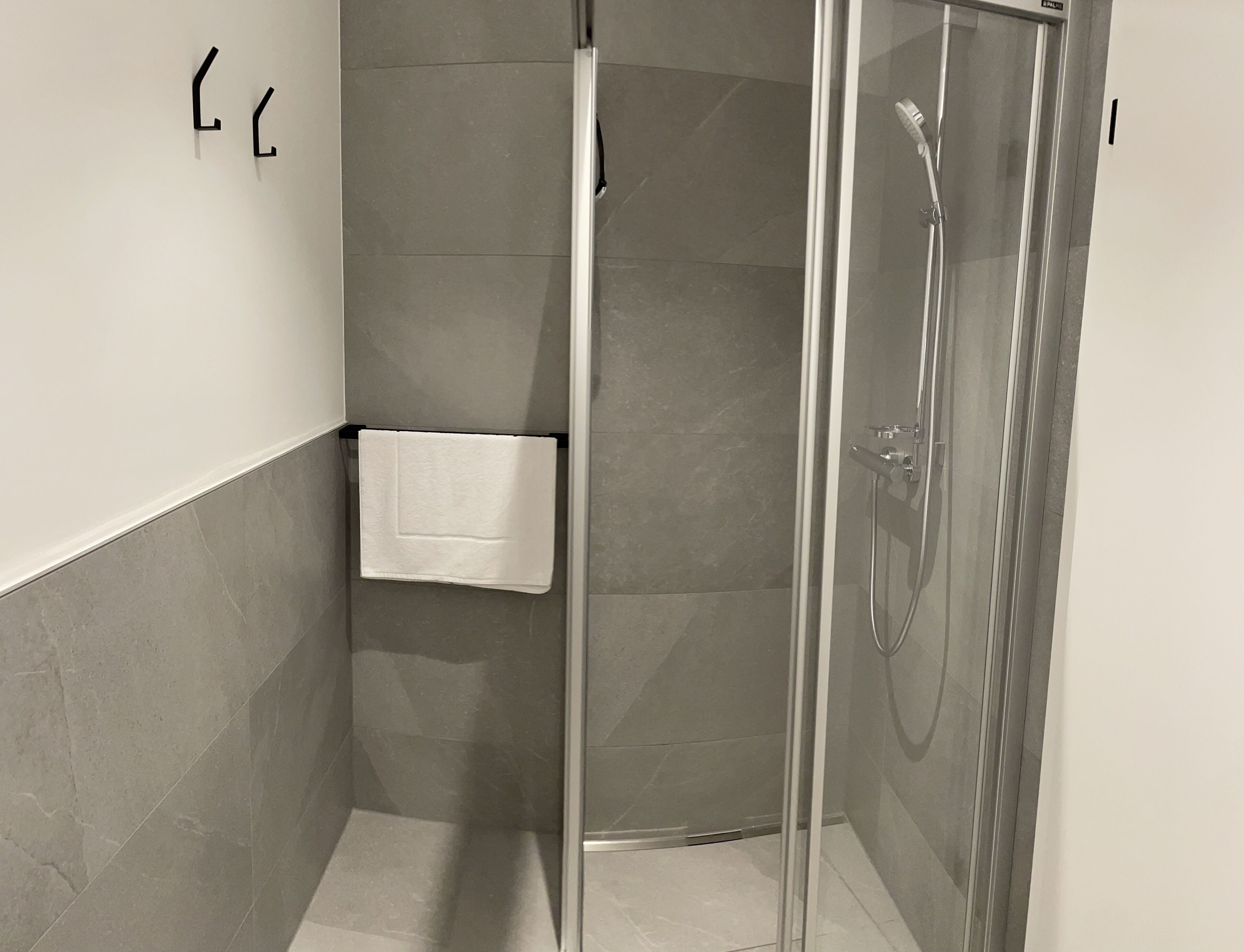 Eco-friendly toiletries, hair dryer, towels