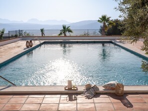 Pool - Country House 'Finca San Diego' with Mountain View, Wi-Fi and Air Conditioning (Ronda)