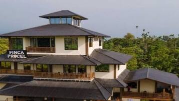 Fassade der Unterkunft