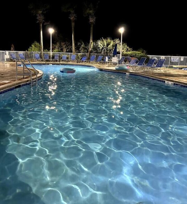 Indoor pool, a heated pool