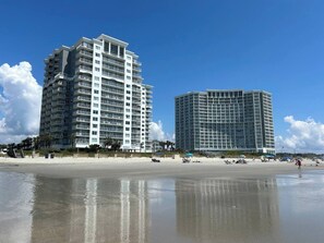On the beach