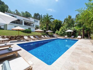 Pool - 400m² Villa with Padel, Pool & Volleyball (Valbonne)