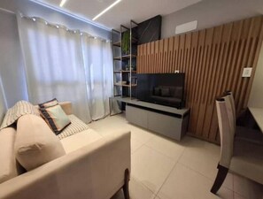 Living area - Enjoy your vacation in style in Cabo Branco (Cabo Branco)