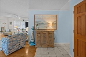 Smart TV, fireplace, books, stereo - Quintessential Family Beach Cottage on 32nd Ave w/HOT TUB! Easy 2 Block Walk to Beach! (Isle Of Palms)