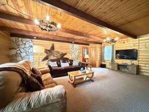 TV connectée, cheminée, espaces bureaux