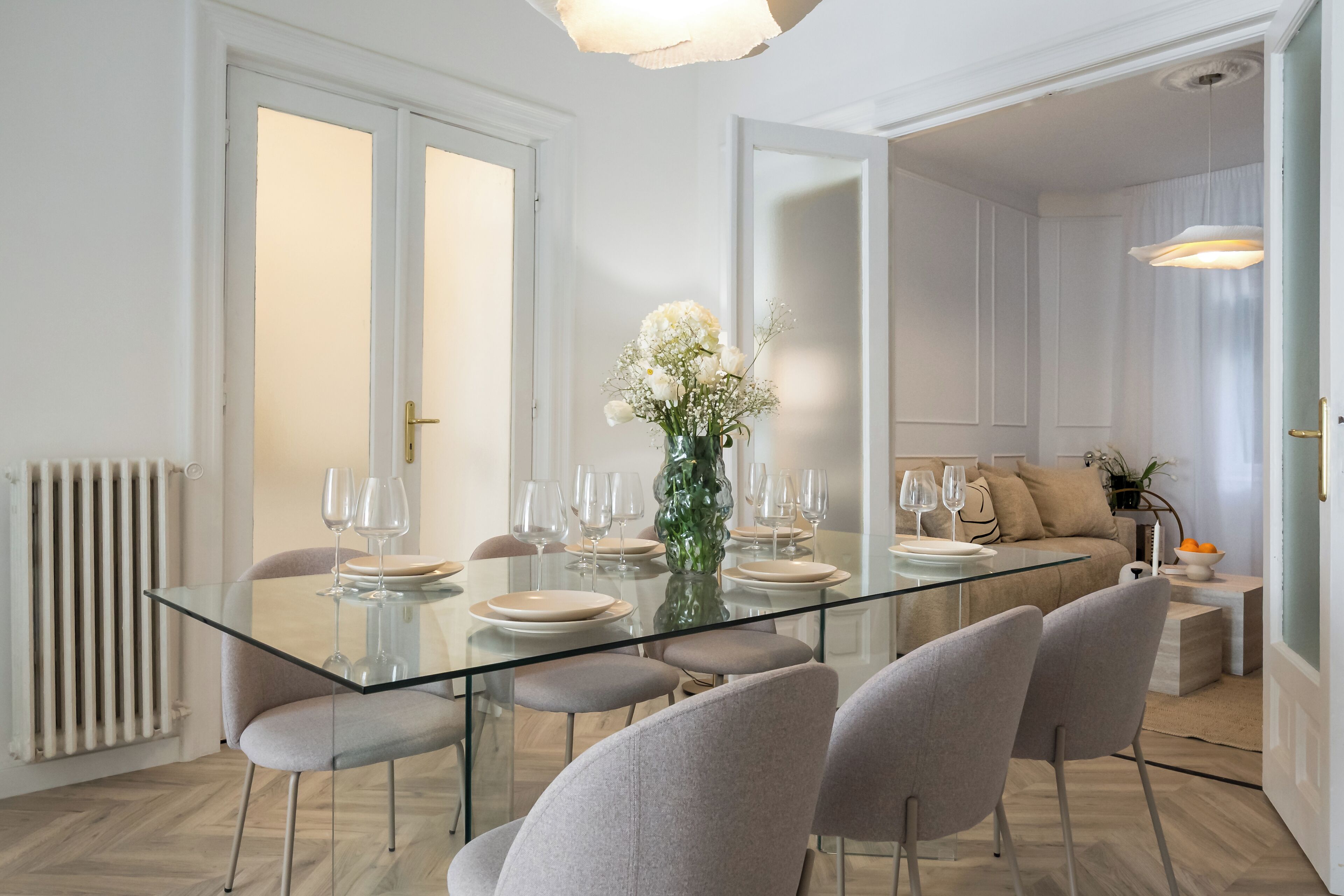 Deluxe Apartment, 3 Bedrooms, Balcony, City View | Dining room