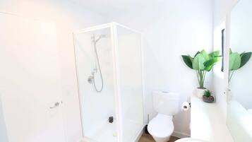 Shower, hair dryer
