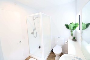 Shower, hair dryer