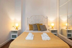 2 bedrooms, iron/ironing board, travel crib, WiFi