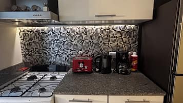 Premium Apartment, 2 Bedrooms, Balcony, City View | Private kitchen | Coffee/tea maker, toaster, blender, griddle