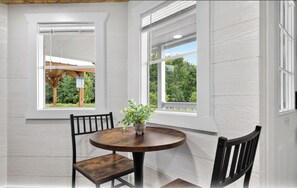 Dining - Modern Tiny Home w/ Hot Tub Retreat (Jasonville)
