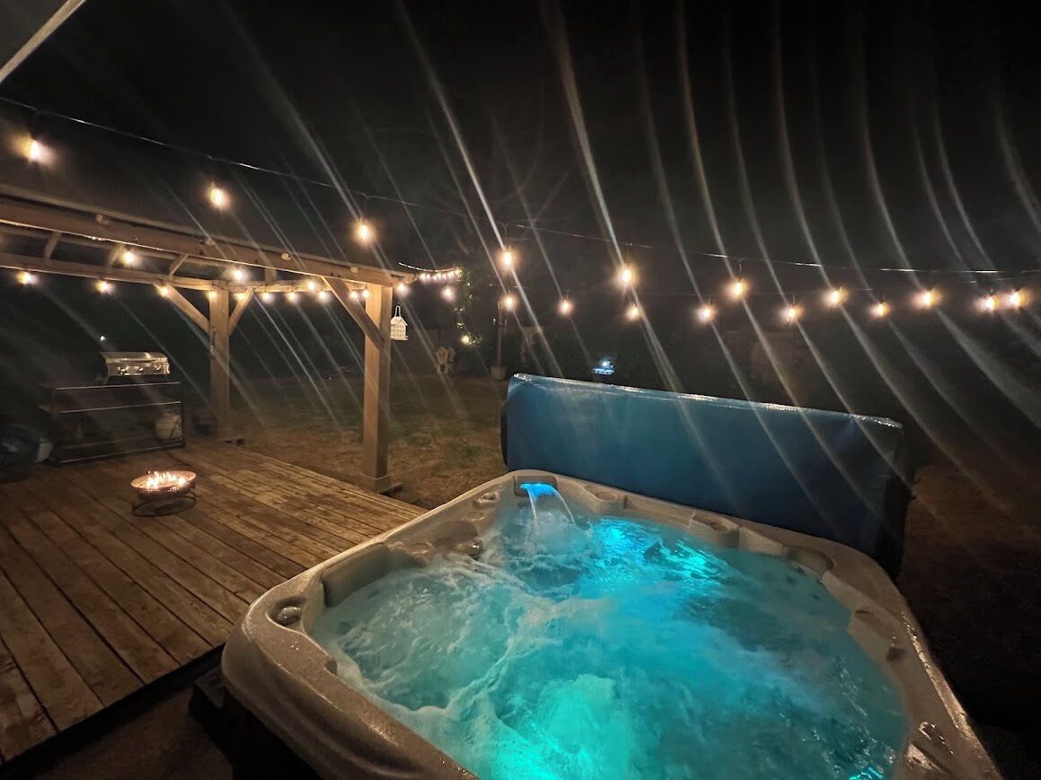 Bain à remous extérieur