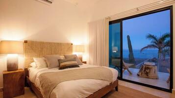 Habitación doble Deluxe, vista parcial al mar | Wifi gratis