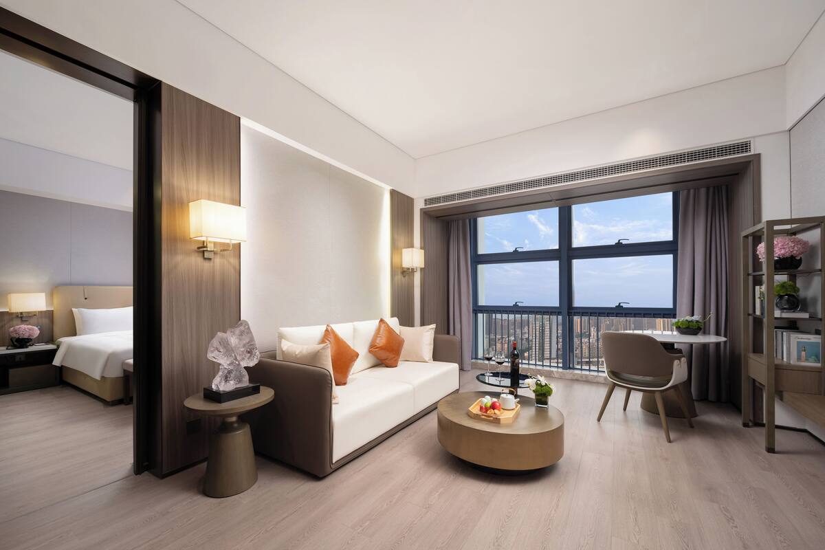 Suite | 1 habitación, caja de seguridad en la habitación y escritorio