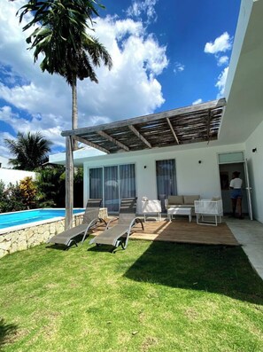 Pool - Villa for 6 people in the center of LAS TERRENAS (Las Terrenas)