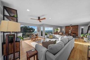 テレビ、暖炉、書斎 / ワークスペース