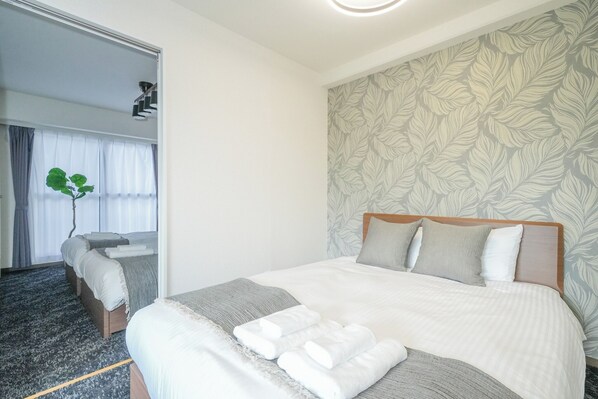 2 bedrooms, iron/ironing board, free WiFi, bed sheets