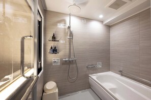 Hair dryer, towels