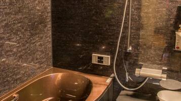 Hair dryer, towels