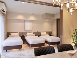 2 slaapkamers, een bureau, gratis wifi, beddengoed