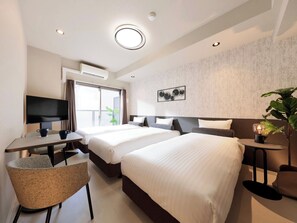 1 chambre, bureau, Wi-Fi gratuit, draps fournis