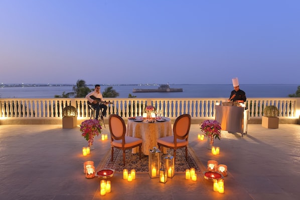 Outdoor dining - The Fort House, Diu- IHCL SeleQtions (Diu)