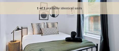 2 slaapkamers, een bureau, een strijkplank/strijkijzer, wifi