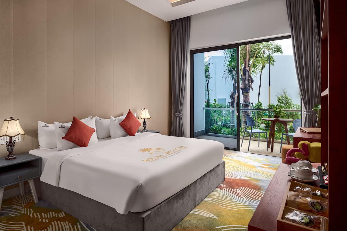 Ropa de cama de alta calidad y minibar 