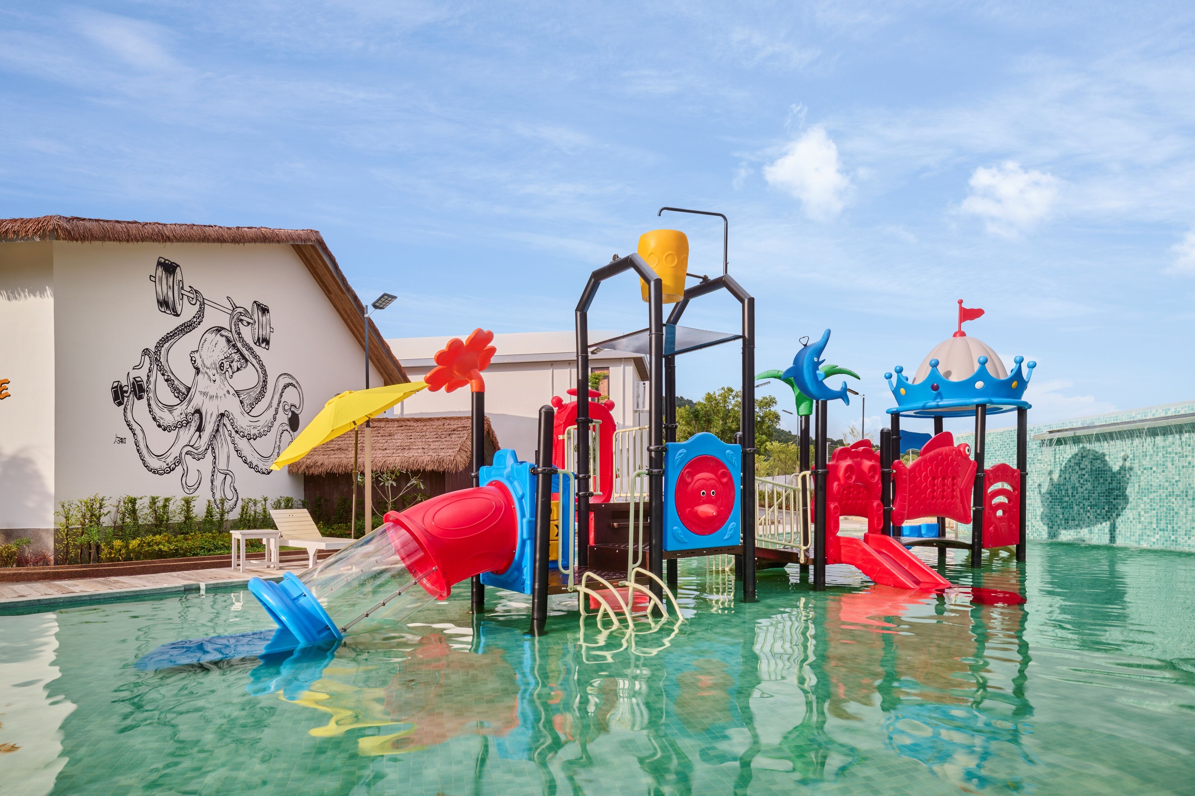 Outdoor pool, open 10:00 AM to 10:00 PM, free pool cabanas