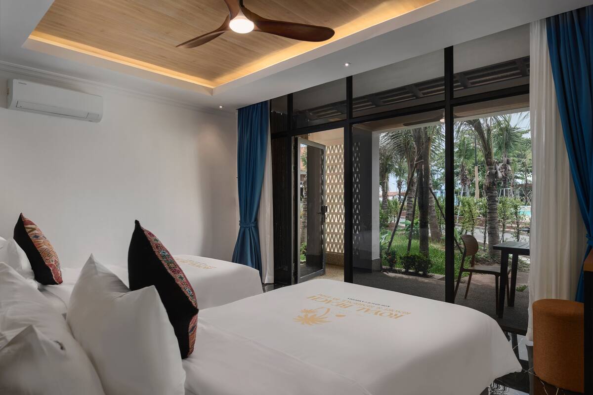 Deluxe Bungalow Pool View Twin | 1 bedroom, premium bedding, minibar, in-room safe
