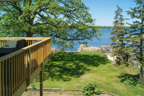 Property grounds - Waterfront Eagle Lake Home w/ Yard & Deck (Maple Grove)