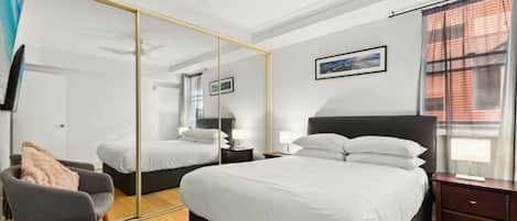 2 soverom, strykejern/-brett, wi-fi og sengetøy