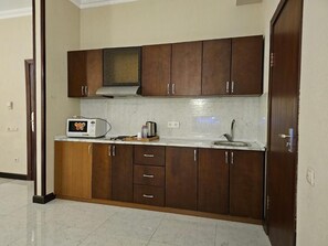 Appartement, balcon, vue mer | Coin cuisine privé