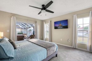 4 bedrooms, iron/ironing board, travel crib, WiFi