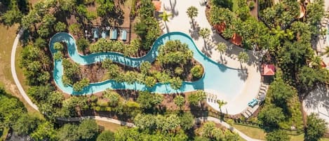 Una piscina riscaldata