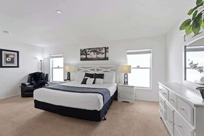 4 bedrooms, iron/ironing board, travel cot, WiFi