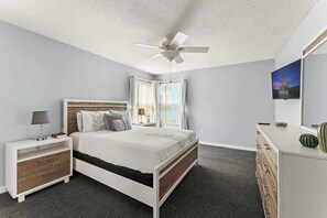 3 bedrooms, iron/ironing board, travel cot, WiFi