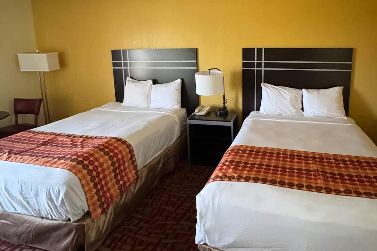 In-room safe, desk, laptop workspace, blackout drapes
