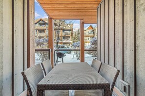 Family Condo, 2 Bedrooms, Balcony | Terrace/patio - 2 Bedroom Condo .Pool .Hot Tub .Gym .Spa (Canmore)