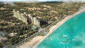 Private beach, white sand, free beach shuttle, beach umbrellas - Apec Mandala Mũi Né Resorts & Hotels NN (Phan Thiet)