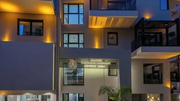 Voorkant van accommodatie