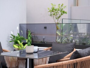 Zona de estar del vestíbulo