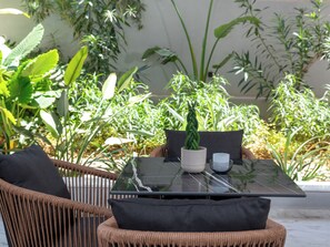 Sala de estar en el lobby